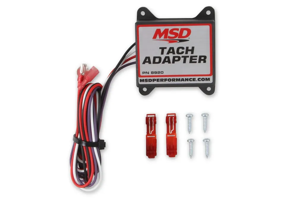 Warranty Included MSD Tach/Fuel Adapter Magnetic Trigger Installations or Current Triggered Tachometers