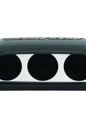 Direct From Factory Autometer Universal Dash Top Triple 2-1/16" Black