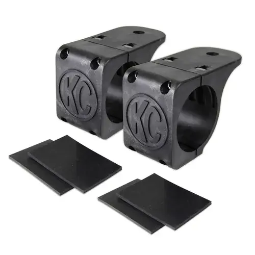 KC HiLiTES Universal Tube Clamp Light Mount Bracket Set / 1.75in. to 2in. Bar (Pair) Time-Limited