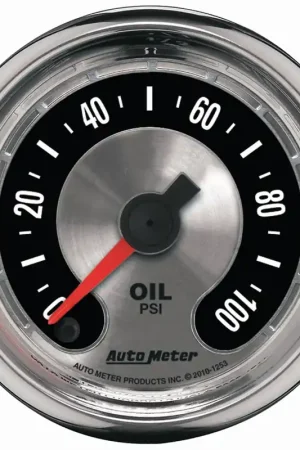 Autometer 2-1/16" Oil Pressure 0-100 PSI Stepper Motor American Muscle Final Sale