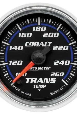 Affordable Autometer 2-1/16" Transmission Temperature 100-260 °F Stepper Motor Cobalt