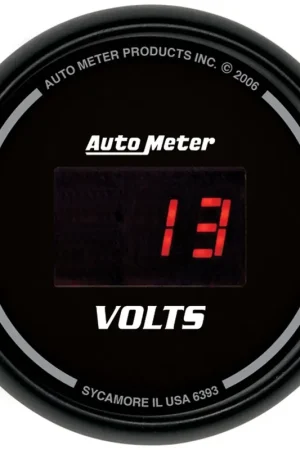 Autometer 2-1/16" Voltmeter 8-18V Sport-Comp Digital New Arrival
