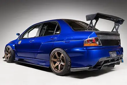 Editor’s Pick Andro Motorsports 3PC Carbon Fiber Rear Diffuser VS V2 (EVO 9 06-07)
