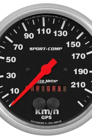 Editor’s Pick Autometer 5" Speedo 225 KM/H GPS Sport-Comp