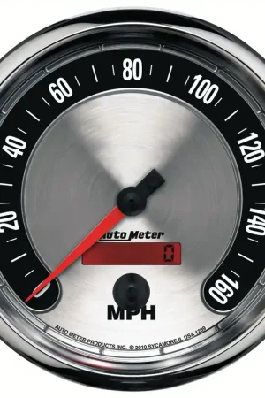 Professional Grade Autometer 5" Speedometer 0-160 MPH Electric American Muscle