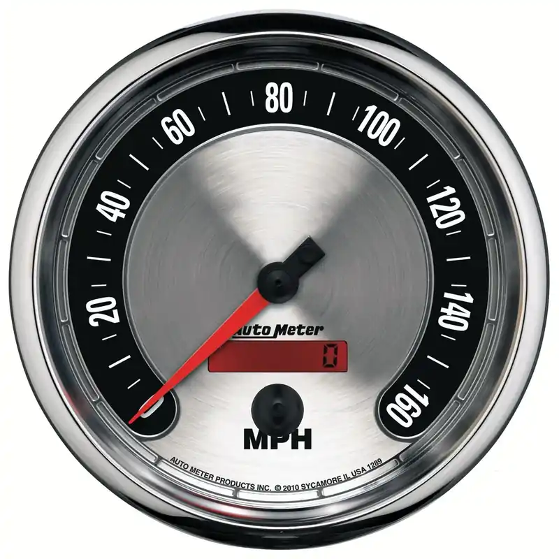 Professional Grade Autometer 5" Speedometer 0-160 MPH Electric American Muscle