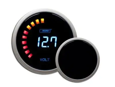 Popular ProSport 52mm Electrical Volt Gauge - Blue Digital Display