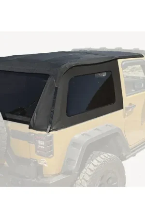 Flash Sale Rugged Ridge Bowless Top 2-Door Black Diamond 07-18 Jeep Wrangler