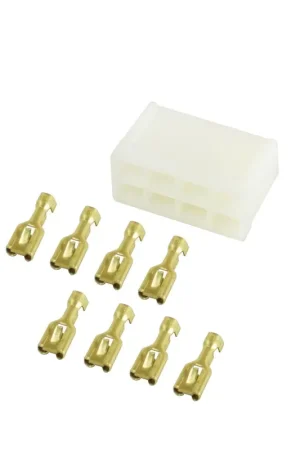 Autometer Connector Wiring 8 Terminal for Elec. In-Dash Tach Or Speedometer Must Have