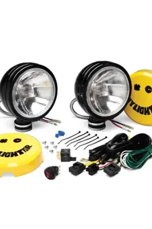Factory Price KC HiLiTES Daylighter 6in. Halogen Light 100w Spread Beam (Pair Pack System) - Black SS