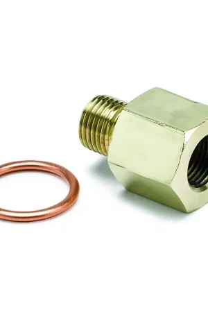 Same Day Shipping Autometer Fitting Adapter Metric M10X1 Male to 1/8" NPTF Female Brass