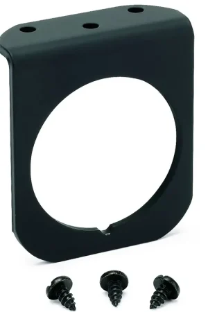 Must Have Autometer Gauge Mounting Panel Single 2-1/16" Black Aluminum