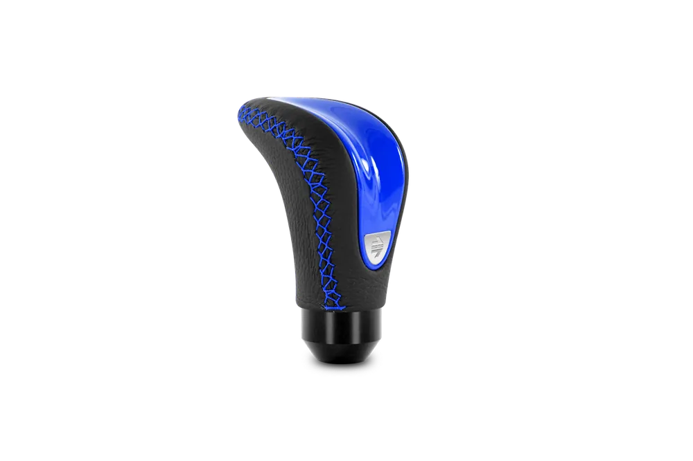 Momo Gear Knob Combat Evo Black/Blue In Demand