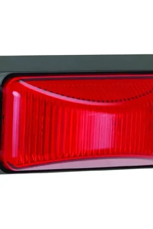 Hulk 4x4 LED Rear End Outline Marker Lamp Red 12/24V Black Base Best Price