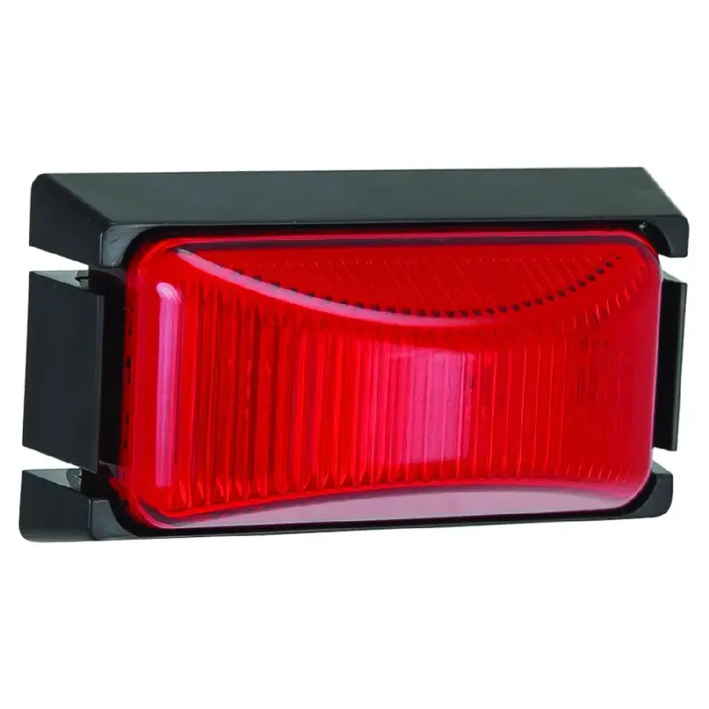 Hulk 4x4 LED Rear End Outline Marker Lamp Red 12/24V Black Base Best Price
