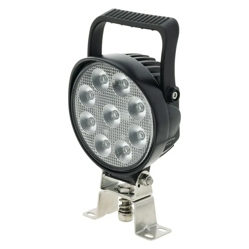 Wholesale Ignite LED Round Flood Beam Work Lamp W/ Handle & Switch 5,100 Lumens