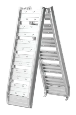 Hulk 4x4 Motorcycle Ramp 200Kg Each 1.82M Aluminium Folds Flat Genuine