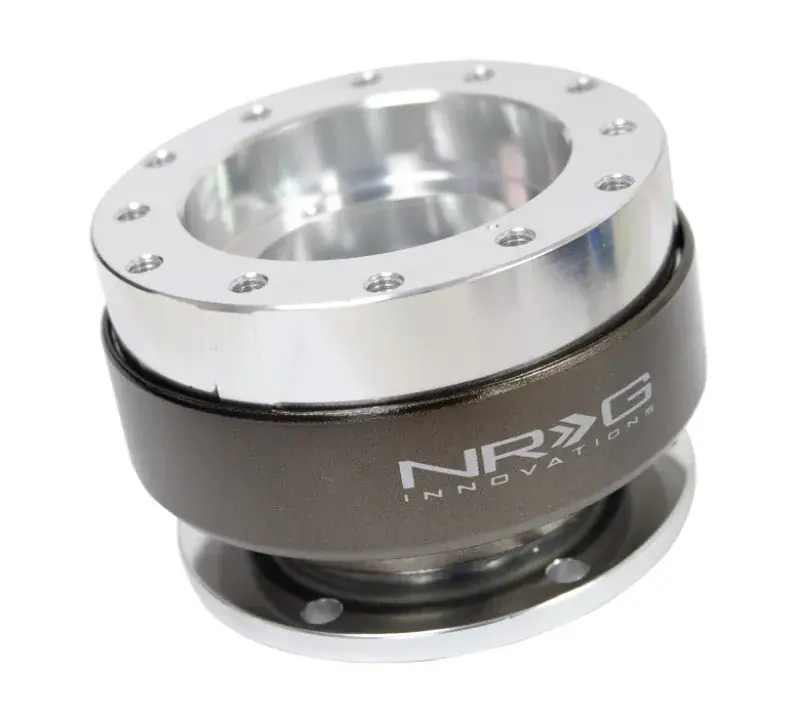 Crafted NRG NRG Quick Release Gen 2.0 - Silver Body / Chrome Ring SFI Spec 42.1