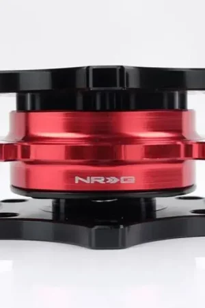 Fresh Stock NRG NRG Quick Release SFI SPEC 42.1 - Shinny Black Body / Red Shinny Ring