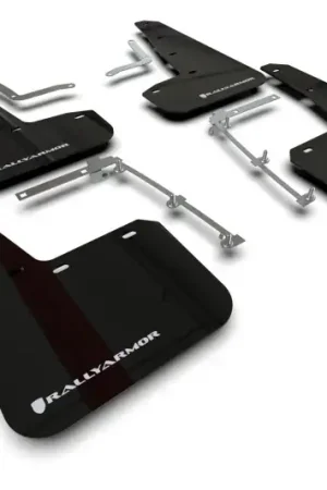 Hassle-Free Returns Rally Armor Rally Armor 20-23 Toyota GR Yaris Black Mud Flap w/White Logo