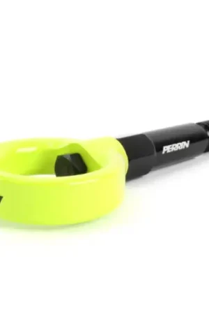 Luxury Perrin Rear Tow Hook Kit Neon Yellow (Toyota A90 Supra)