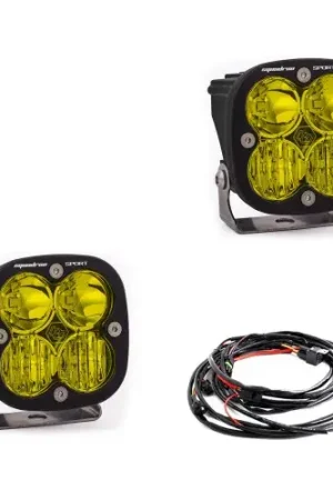 Baja Designs Squadron Sport Driving/Combo Pair LED Light Pods - Amber Special Discount