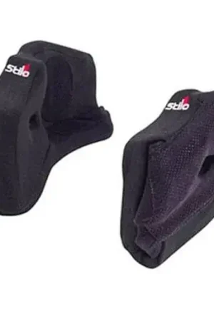 Modern Stilo ST5 SERIES HELMET CHEEK PADS - 20MM - BLACK - PAIR