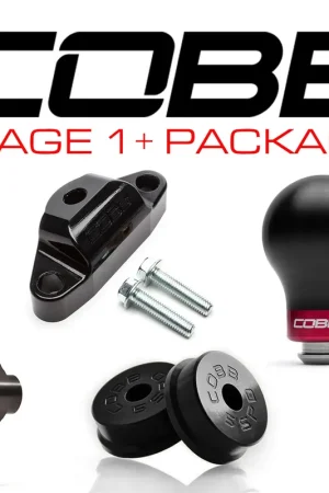 Cobb Tuning Stage 1+ Drivetrain Package w/Weighted Knob - Black (WRX GC8 94-00) Place Order