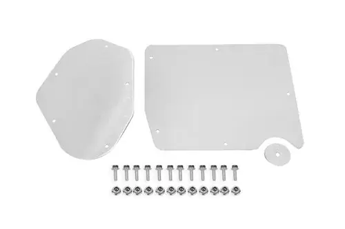 BMR Suspension 15-20 Ford Mustang A/C & Heater Delete Panel (Aluminum) - Bare Big Sale