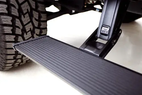 Free Returns AMP Research 19-22 Ram 1500 Crew Cab PowerStep Xtreme - Black (Incl OEM Style Illumination)