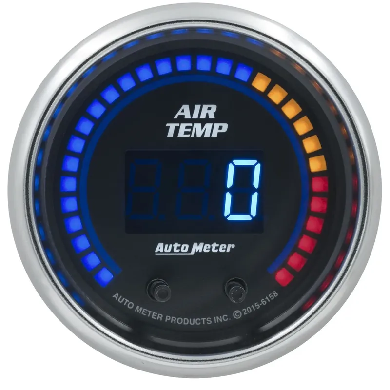 Autometer 2-1/16" Air Temp Dual Channel 0-300 °F Cobalt Luxury