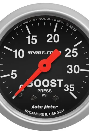 Reduced Price Autometer 2-1/16" Boost 0-35 PSI Mechanical Sport-Comp