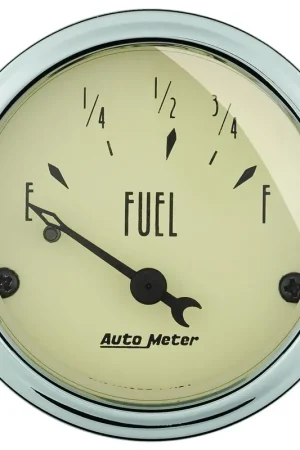 Autometer 2-1/16" Fuel Level 73-10 ohm Air-Core Antique Beige Genuine