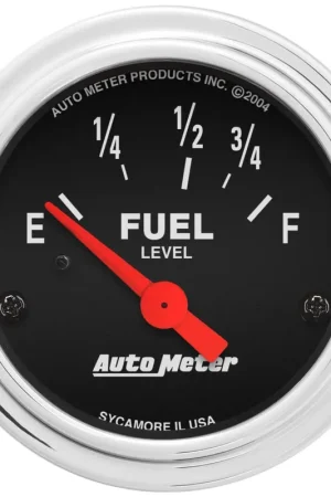 Final Sale Autometer 2-1/16" Fuel Level 73-10 ohm Air-Core Trad. Chrome