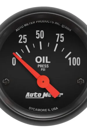 Last Chance Autometer 2-1/16" Oil Pressure 0-100 PSI Air-Core Z-Series