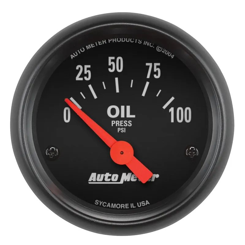 Last Chance Autometer 2-1/16" Oil Pressure 0-100 PSI Air-Core Z-Series