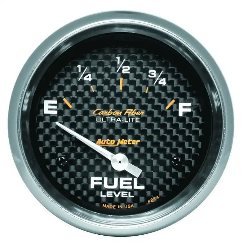 Discount Autometer 2-5/8" Fuel Level 0-90 ohm Air-Core SSE Carbon Fiber