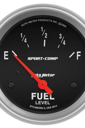 Autometer 2-5/8" Fuel Level 0-90 ohm Air-Core SSE Sport-Comp Worldwide Shipping