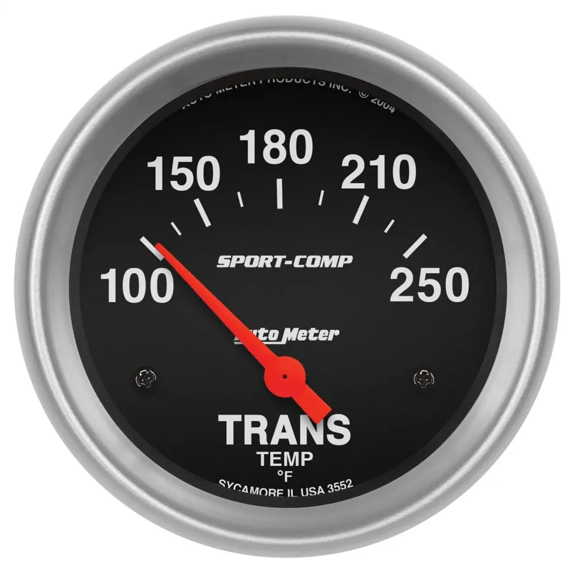 Autometer 2-5/8" Transmission Temperature 100-250 °F Air-Core Sport-Comp Original
