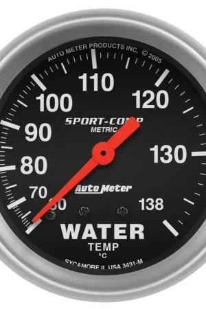 While Supplies Last Autometer 2-5/8" Water Temperature 60-140 °C 6 Ft. Mechanical Sport-Comp