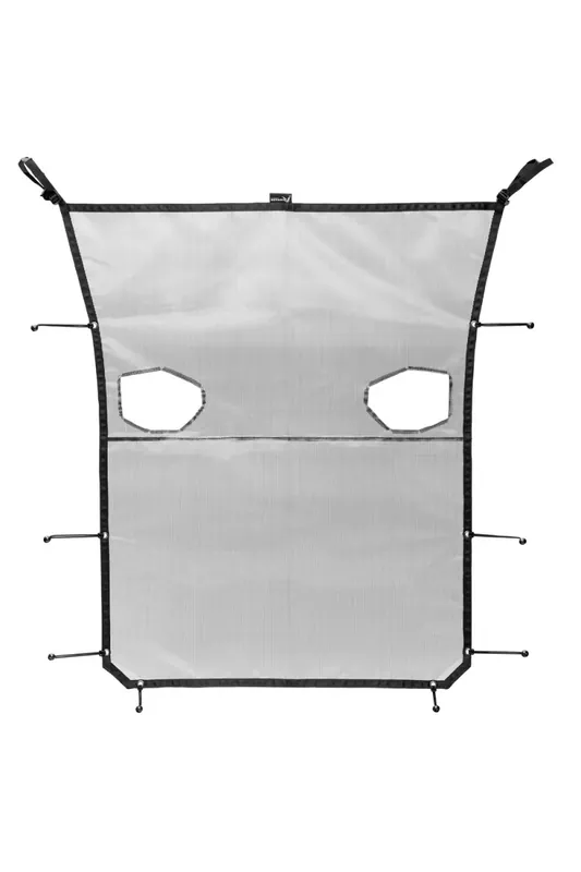 New Arrival Rugged Ridge 20 Jeep Gladiator JT Eclipse Sun Shade Black Full - Black