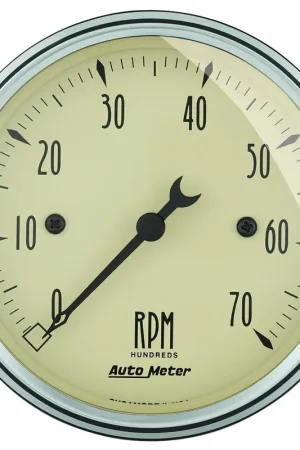 Wholesale Autometer 3-1/8" In-Dash Tachometer 0-7,000 RPM Antique Beige