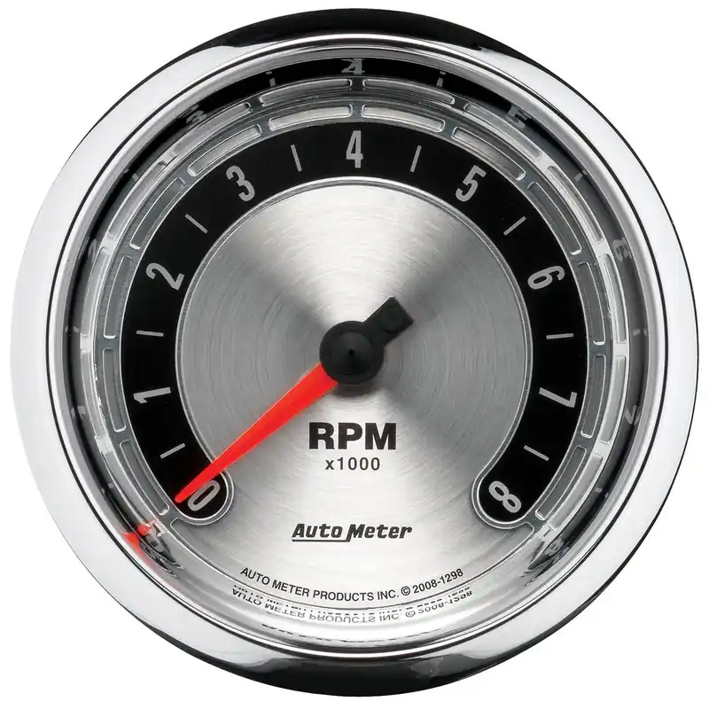 Autometer 3-3/8" In-Dash Tachometer 0-8,000 RPM American Muscle Free Returns