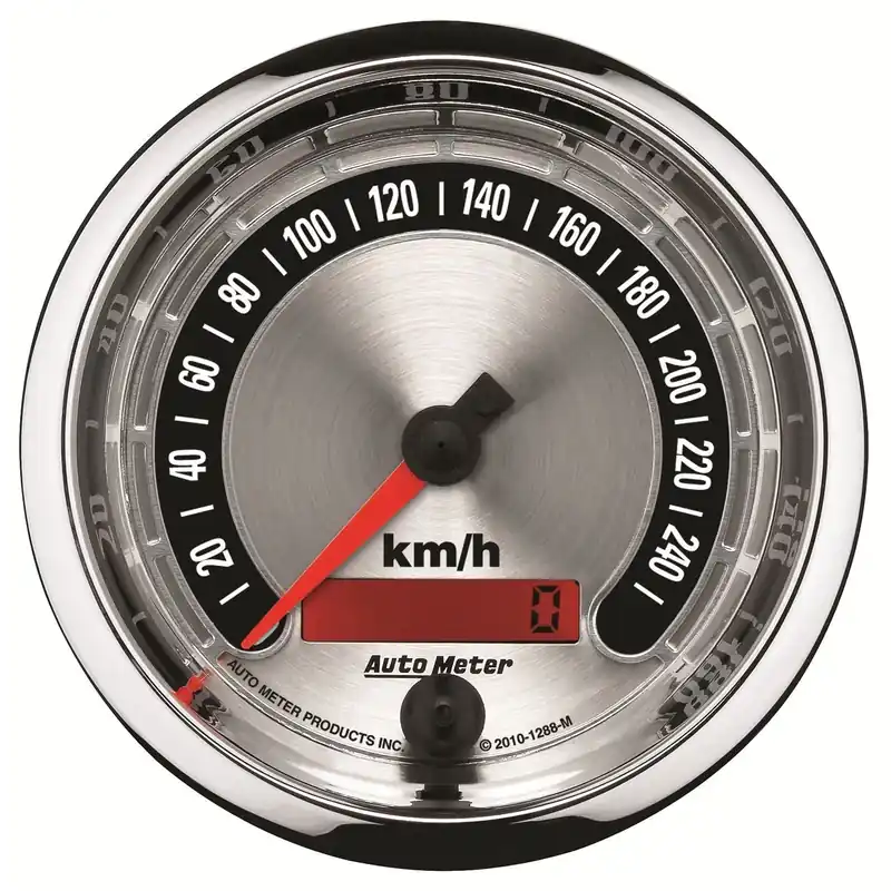 Autometer 3-3/8" Speedometer 0-260 KM/H American Muscle Editor’s Pick
