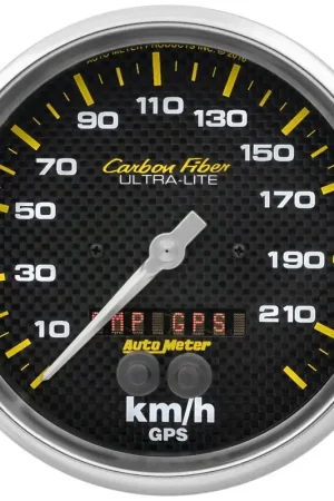 Buy Online Autometer 5" GPS Speedometer 0-225 KM/H Carbon Fiber