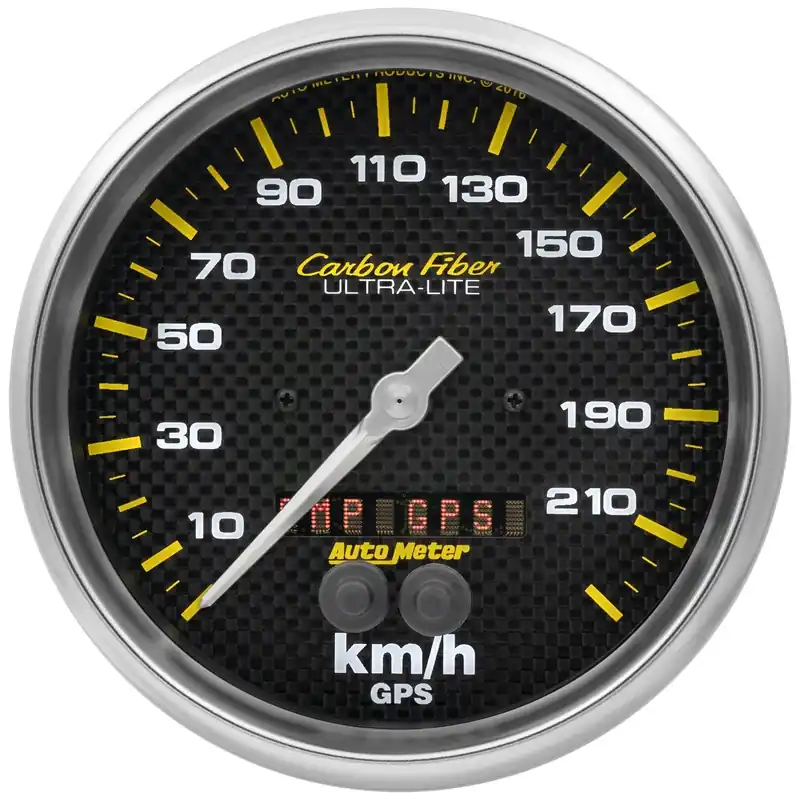 Buy Online Autometer 5" GPS Speedometer 0-225 KM/H Carbon Fiber