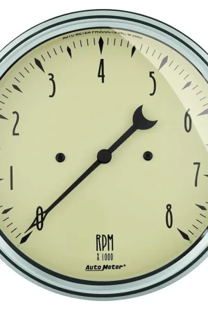 Big Sale Autometer 5" In-Dash Tachometer 0-8,000 RPM Antique Beige