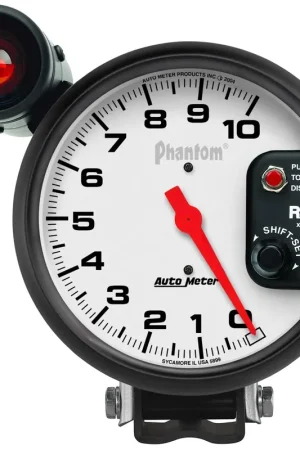 Autometer 5" Pedestal Tachometer 0-10,000 RPM Phantom In Demand
