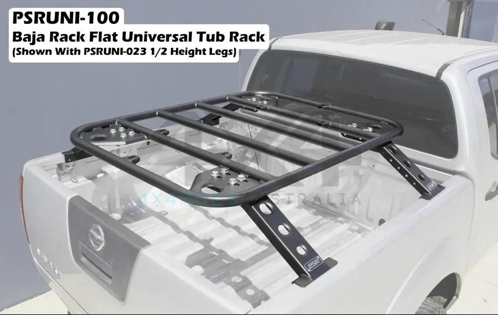 Performance Suspension Racing Baja Rack Flat Universal Tub Rack,1/4 Height Wide Leg - Set of 4 Instant Buy