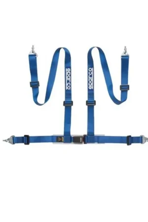 Sparco Belt 2 Inch 4Pt Snap-In - Black Exclusive